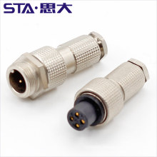 12G Series IP67 Metal Waterproof Connector,2 3 4 5 6 pin Waterproof Connector plug and Socket